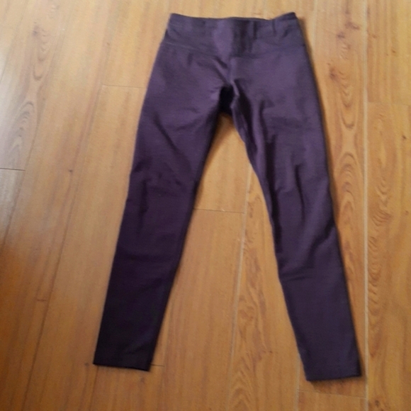 (S) Mondetta High Waist Dark Plum Legging Waist 13"×L35" - Picture 2 of 9